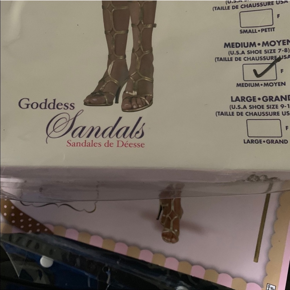 Goddess shoes for Egyptian goddess costume